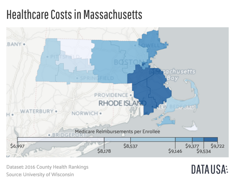 File:Healthcare Costs in Massachusetts - Averaged by Medicare Reimbursements per Enrollee.png