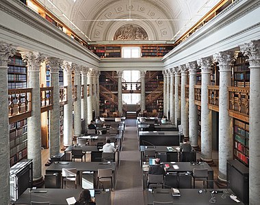 The southern reading room of the National Library of Finland Photograph: Marit Henriksson