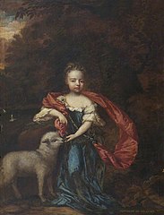 Jane Brownlow, later Duchess of Ancaster (1689-1736) as St Agnes
