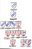 Heraldic family tree of the Graben and their descendants