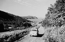 Herring Cove, as seen from the park road in 1950 Herring Cove and Owls Head 1950.jpg