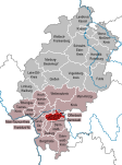 The Offenbach district in Hesse