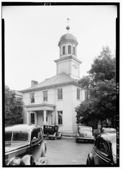 Sejarah Amerika Survey Bangunan Lester Jones, Fotografer 27 Mei 1940 MELIHAT DARI BARAT - Washington County, Springfield, Washington County, KY HABS KY,115-SPRIF,1-1.tif