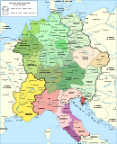 Holy Roman Empire 11th century map-en.svg