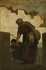 Honoré Daumier - The Laundress - Google Art Project.jpg