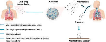 Transmission of COVID-19