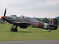 Un chasseur Hawker Hurricane.
