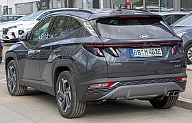 Hyundai Tucson Plug-in - left rear view