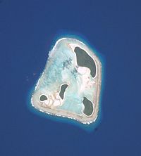 Космический снимок островов.
