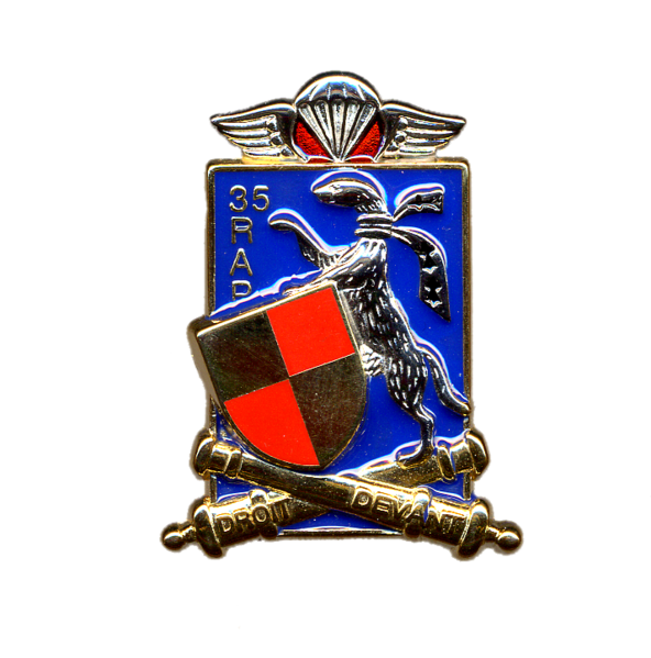 Fichier:Insigne du 35e régiment d'artillerie parachutiste.png
