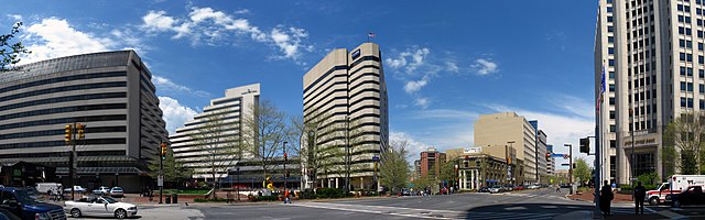 Image: Intersection in Bethesda, Maryland