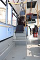 Čeština: Interiér autobusu typu Irisbus Crossway LE evidenční číslo 3898 ve vlastnictví Dopravního podniku hl. m. Praha při stanicování na Florenci na lince pro tělesně postižené