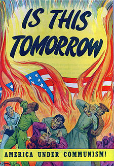 A 1947 booklet published by the Catholic Catechetical Guild Educational Society raising the specter of a Communist takeover Is this tomorrow.jpg