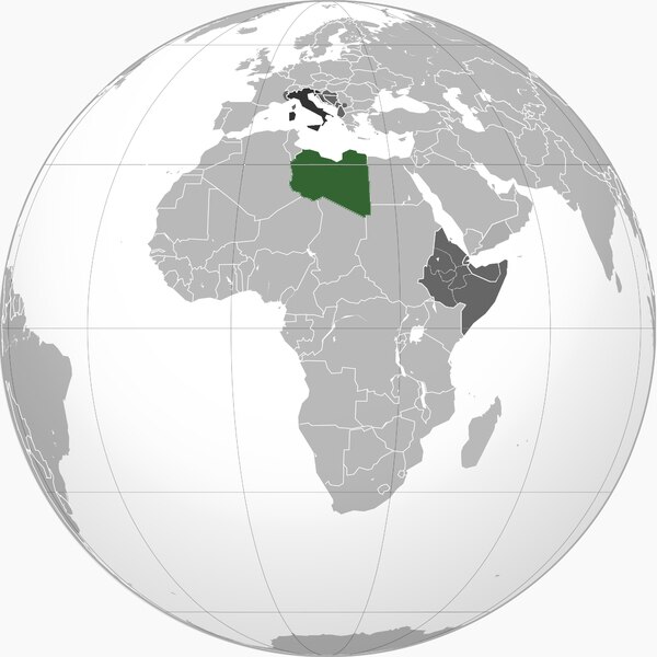 Italian Libya in 1941: Libya Italian-controlled territory Kingdom of Italy