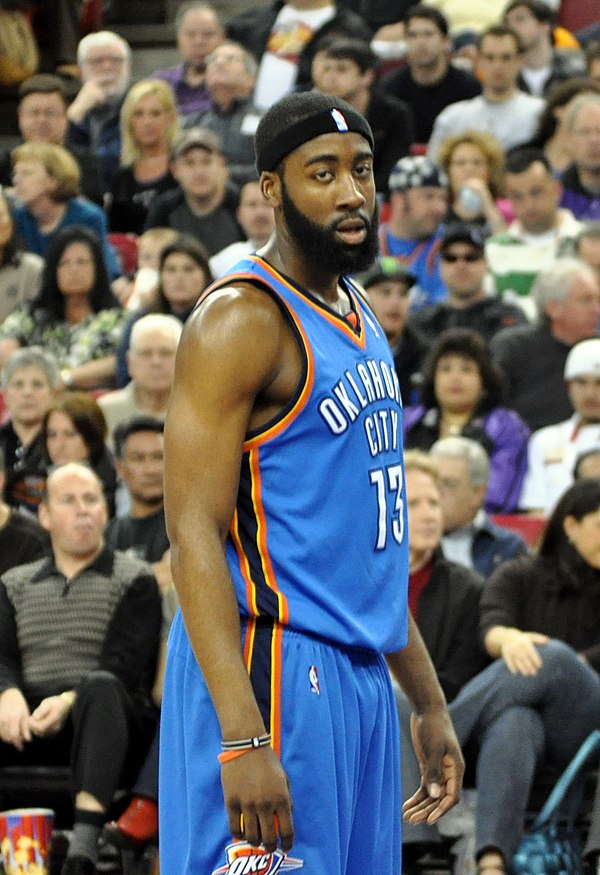 Harden with the Thunder in 2010