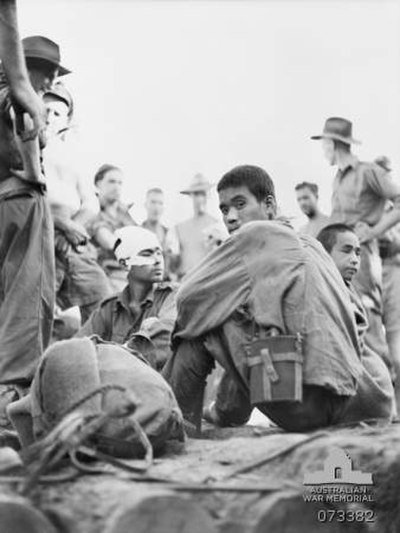 Japanese prisoners of war at Madang, May 1944