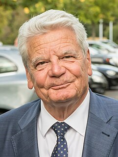 Joachim Gauck President of Germany from 2012 to 2017