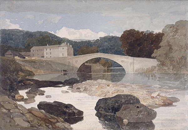 John Sell Cotman, Greta Bridge (c. 1806), British Museum