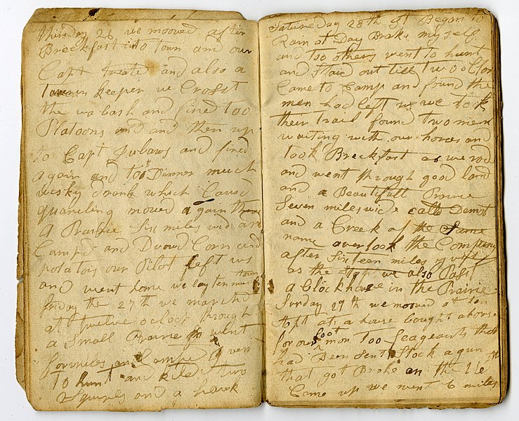 File:Journal, John Tipton, Tippecanoe expedition, 1811 - DPLA - 95dcd593c0ce1513eee67b56eea49e54 (page 5).jpg