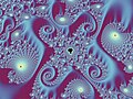 In the Sea Horse Valley of the usual Mandelbrot set with natural light