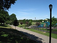 The playground in eastern Juniper Valley Park