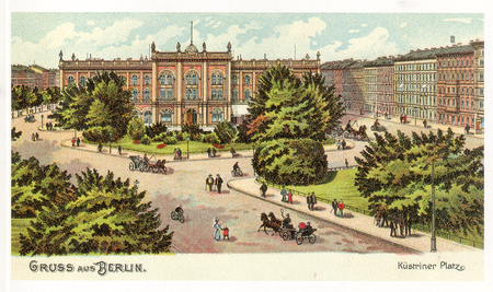 Küstriner Platz, Friedrichshain 1900