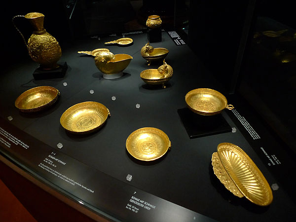 Part of the Treasure of Sânnicolau Mare in the Kunsthistorisches Museum