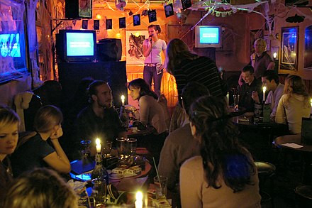 Karaoke in an Irish pub in Hamburg