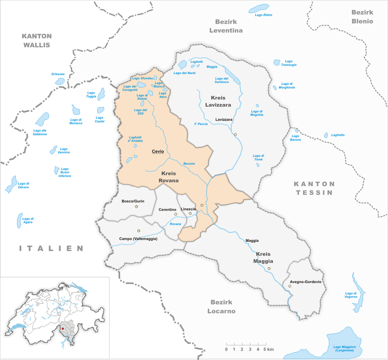 Cevio – Mappa