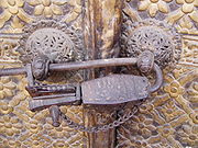 中世期の錠前。カトマンズ