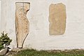 English: Romanesque tombstones Deutsch: Romanische Grabplatten