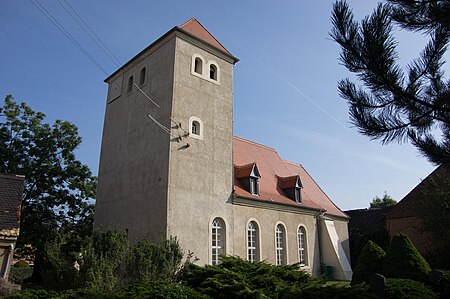 Kirche Großzöberitz Seite