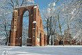 Klosterruine im Winter