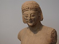 Голова куроса, Музей Афінського Акрополя