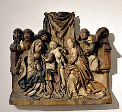 Kristovo příbuzenstvo z Prunéřova (1500–1510), lipový polychromovaný reliéf