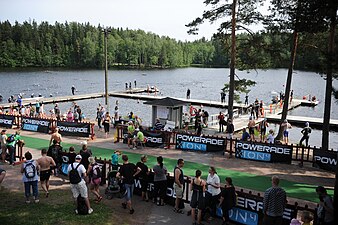 Triathlon au lac Kuusijärvi.