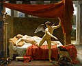 フランソワ＝エドゥアール・ピコ『アモルとプシュケ』1817年。233 × 291 cm。ルーヴル美術館[96]。