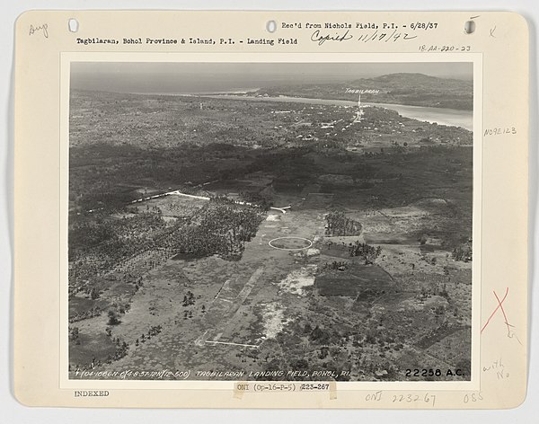 Aerial view of Tagbilaran, 1937
