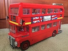 A Lego model depicting a real-life London Bus. Lego London bus.jpg