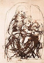 Thumbnail for Study for the Madonna of the Cat