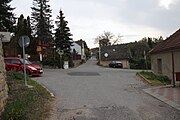 Čeština: Lesní ulice v Rudolfově, okres České Budějovice, Jihočeský kraj. English: Lesní street in Rudolfov, České Budějovice District, South Bohemian Region, Czechia.