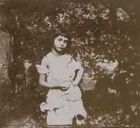 Alice Liddell, fotografiert von Lewis Carroll: