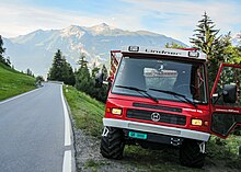 Lindner Unitrac 95L truck in Versam, Switzerland Lindner Unitrac 95L truck in Versam.jpg