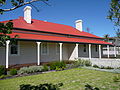 Restored weatherboard building on former grounds of Prince Henry