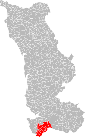 Localisation de Communauté de communes de Saint-James