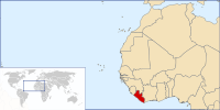 Liberia Location