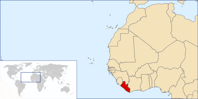 Description de l'image LocationLiberia.svg‎.