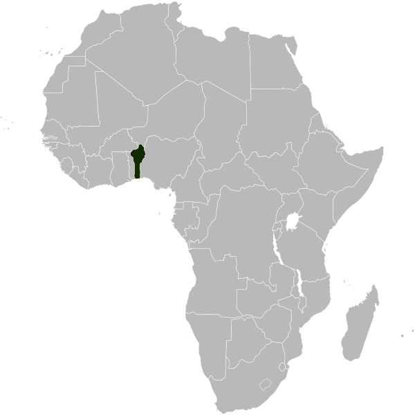 File:Location map of Benin in Africa.svg