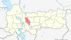 乌斯季库边斯科耶区的位置