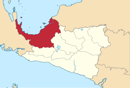 Peta Kabupaten Nabire di Provinsi Papua Tengah